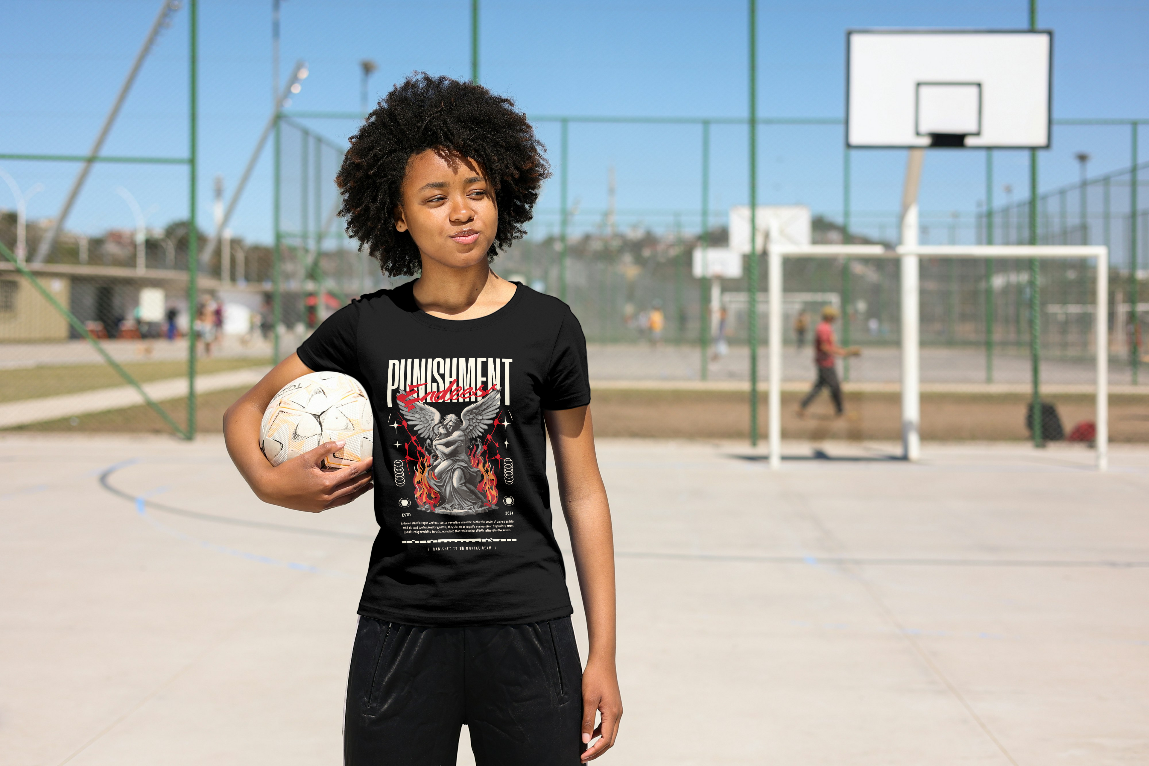 Punishment Graphic T-Shirt – Dark Aesthetic Streetwear Premium Cotton Tee