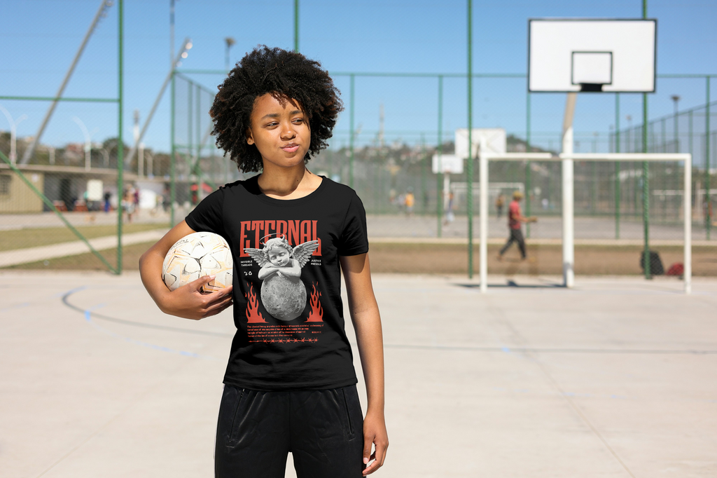Eternal Flame Graphic T-Shirt – Dark Streetwear Premium Cotton Tee