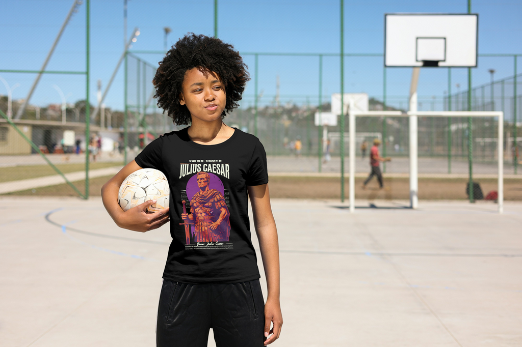 Julius Caesar Graphic T-Shirt – Roman Statue Premium Cotton Streetwear Tee