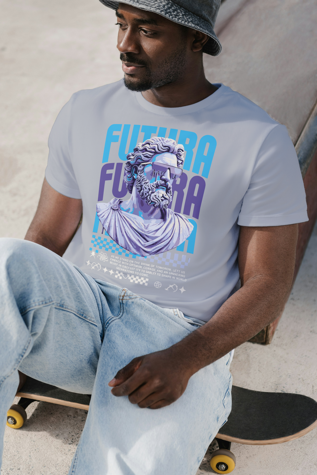 Futura Future Graphic T-Shirt – Greek Aesthetic Premium Cotton Tee