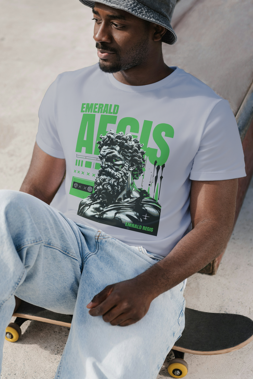 Achilles Graphic T-Shirt – Greek Warrior Premium Cotton Streetwear Tee