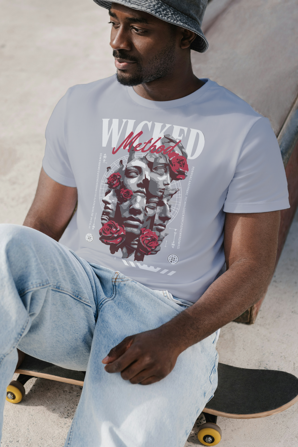 Wicked Angel Graphic T-Shirt – Dark Aesthetic Premium Cotton Tee