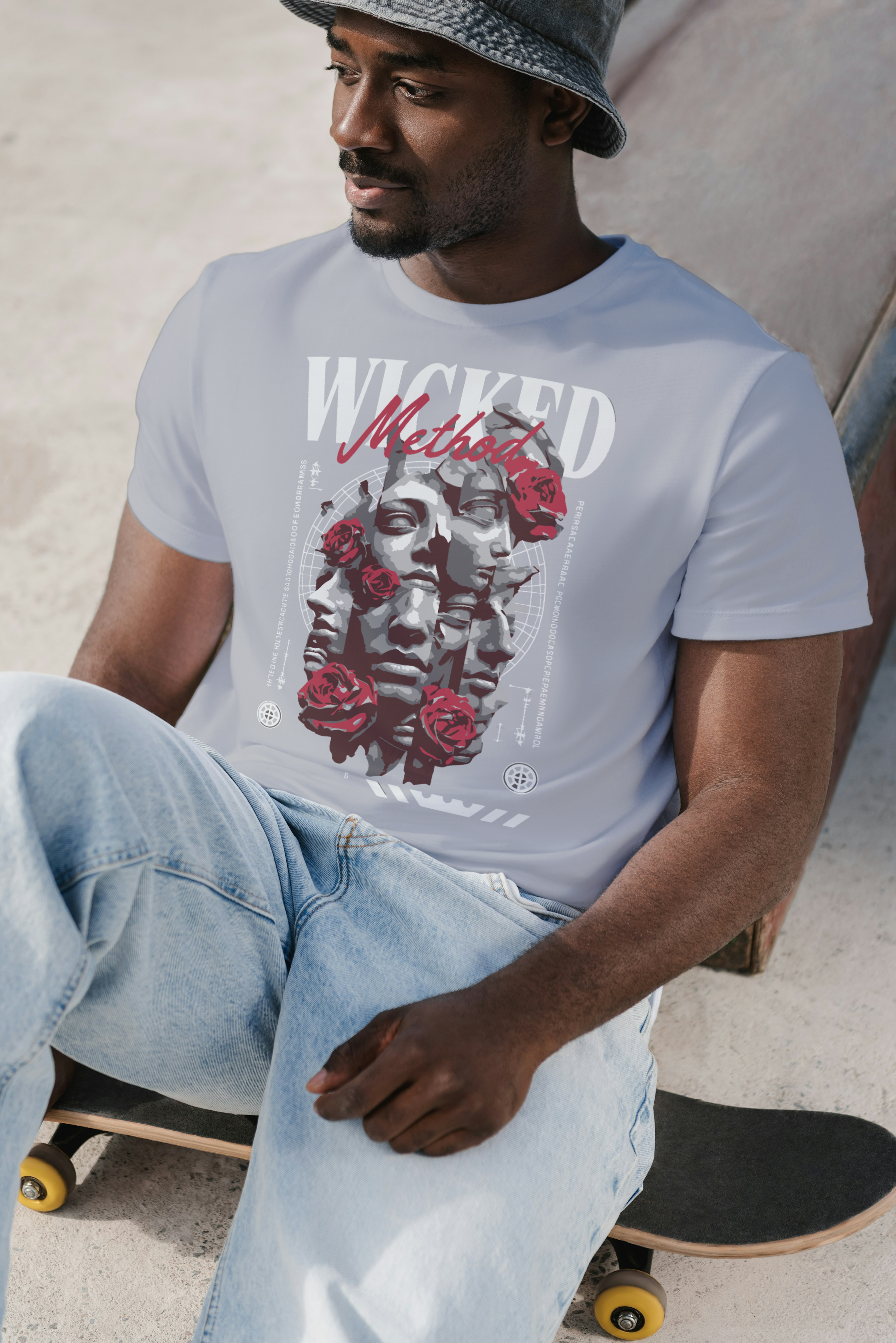 Wicked Angel Graphic T-Shirt – Dark Aesthetic Premium Cotton Tee