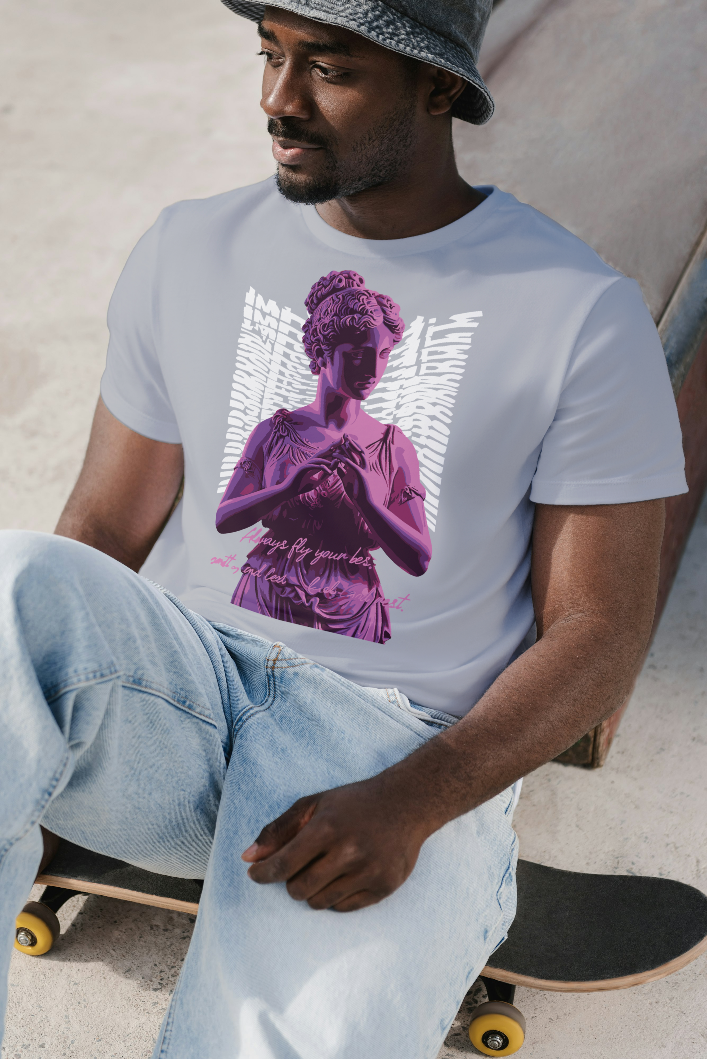 Praying Angel Graphic T-Shirt – Aesthetic Streetwear Premium Cotton Tee