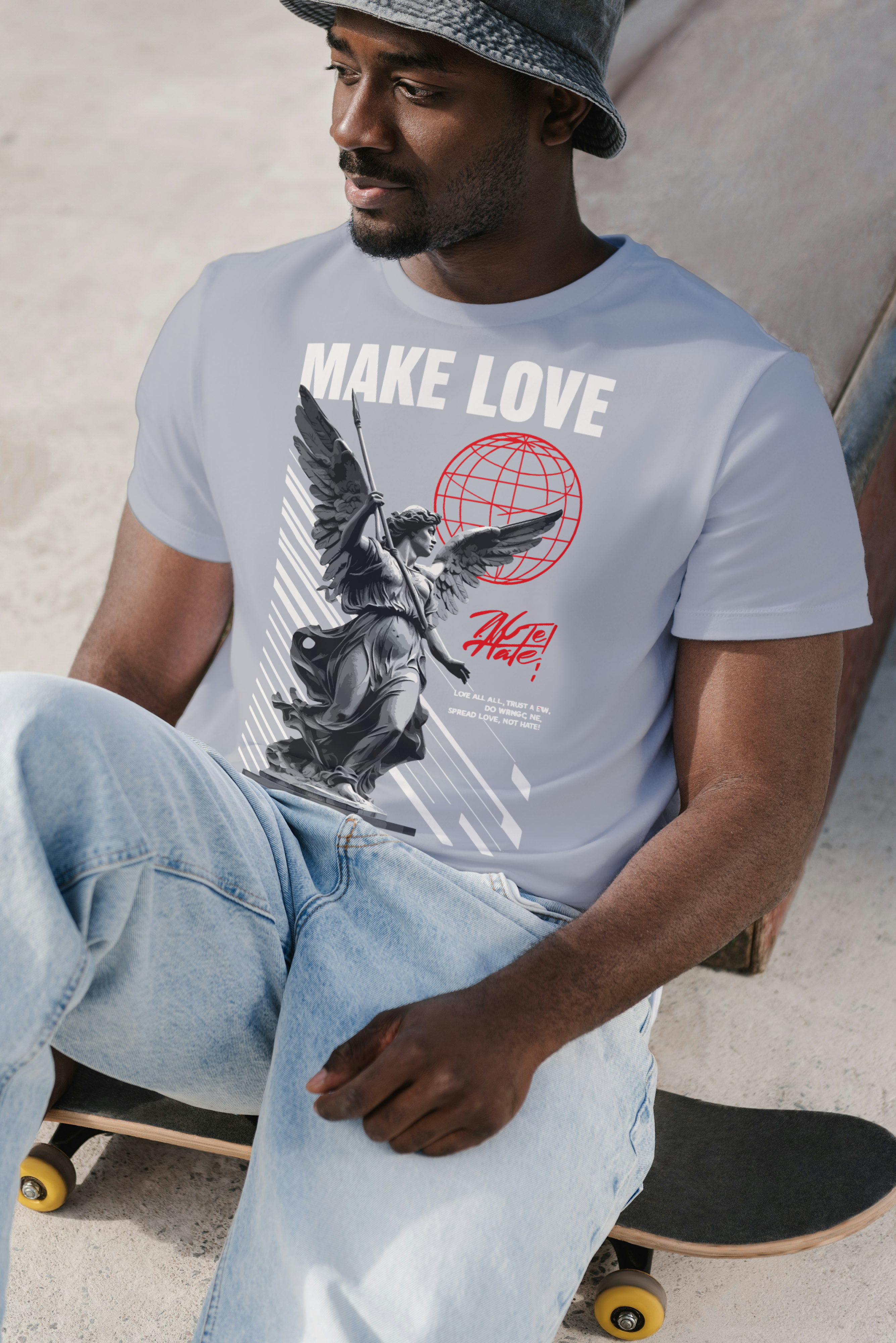 Make Love Graphic T-Shirt – Bold Aesthetic Streetwear Premium Tee