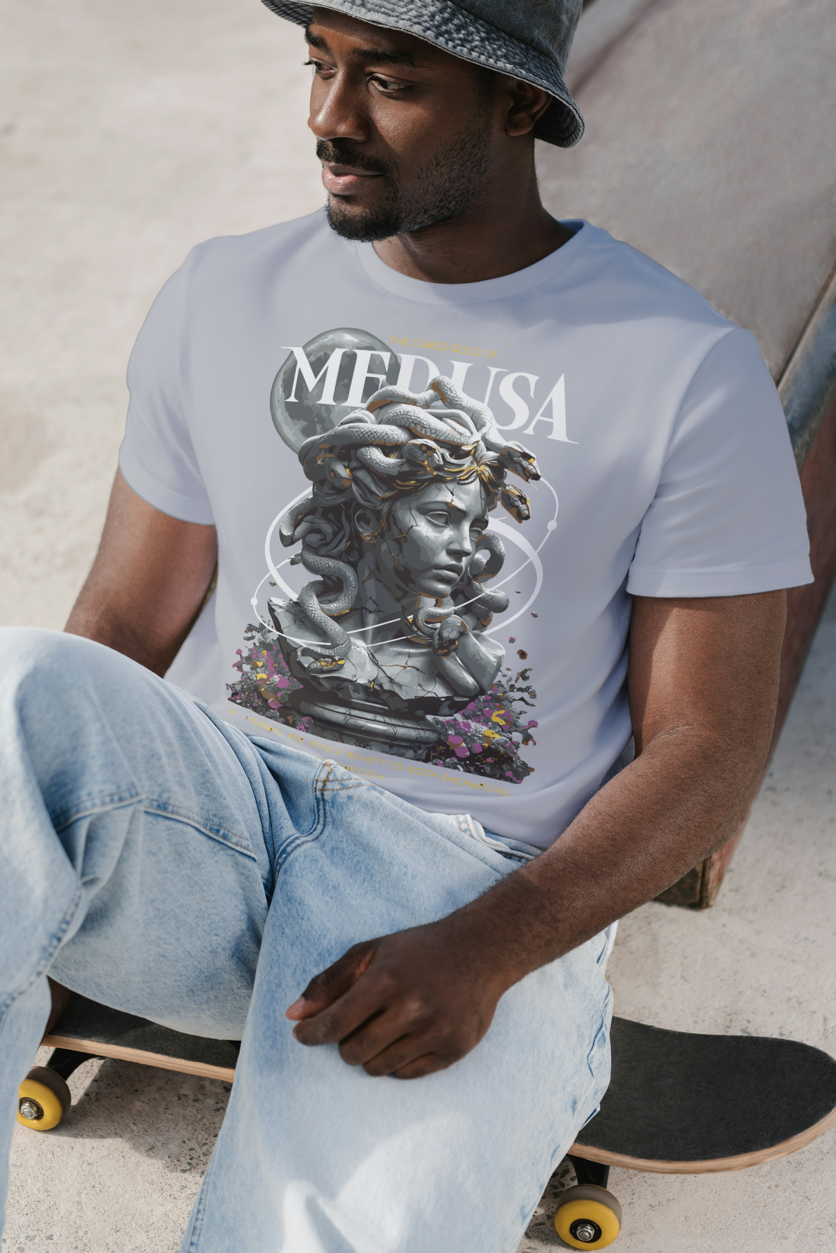 Medusa Graphic T-Shirt – Greek Mythology Premium Cotton Streetwear Tee