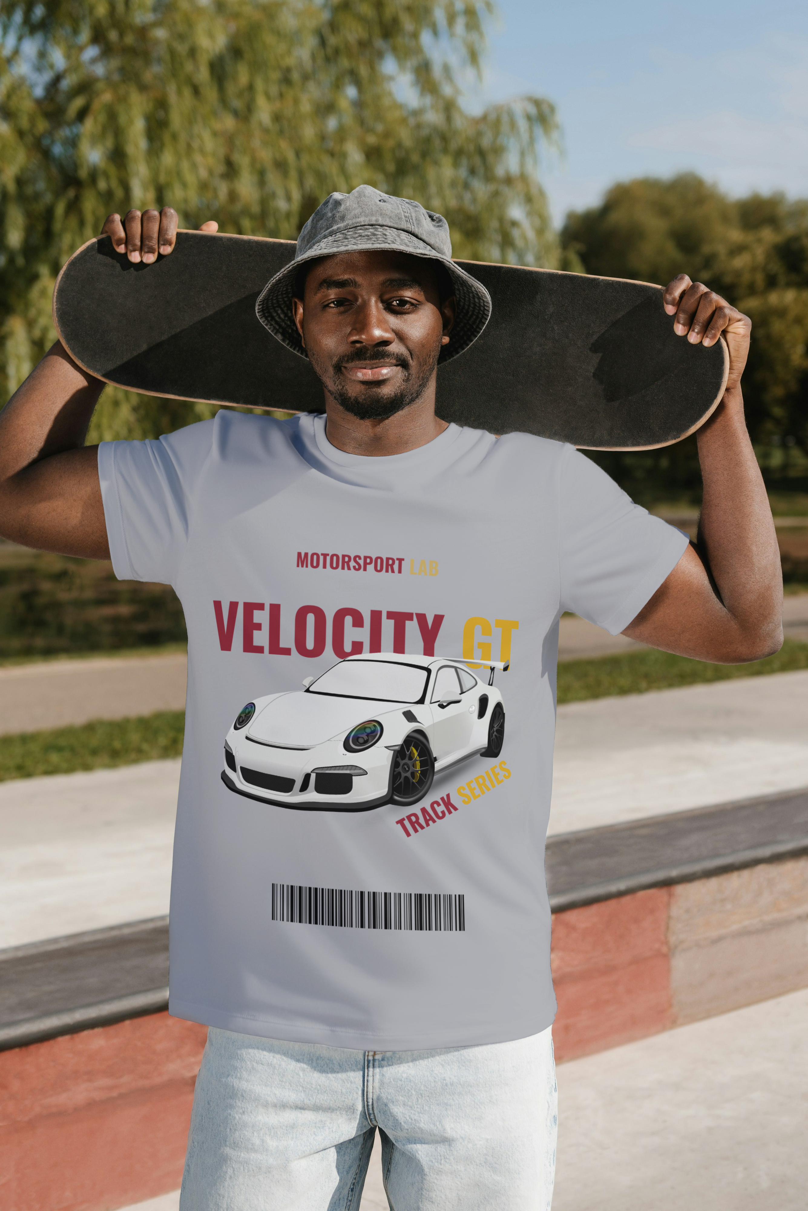 Velocity GT Car T-Shirt – Premium Cotton Graphic Tee for Car Lovers