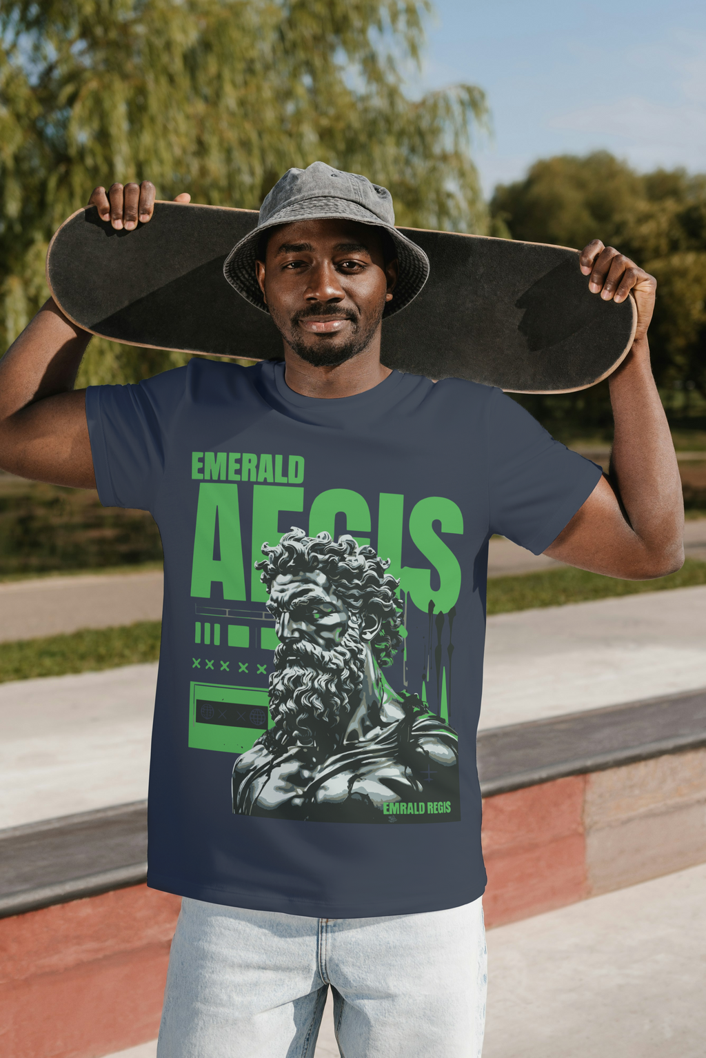 Achilles Graphic T-Shirt – Greek Warrior Premium Cotton Streetwear Tee