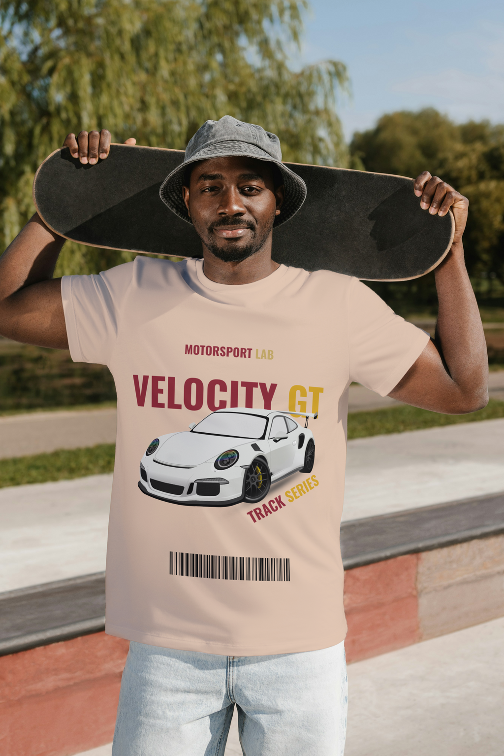 Velocity GT Car T-Shirt – Premium Cotton Graphic Tee for Car Lovers