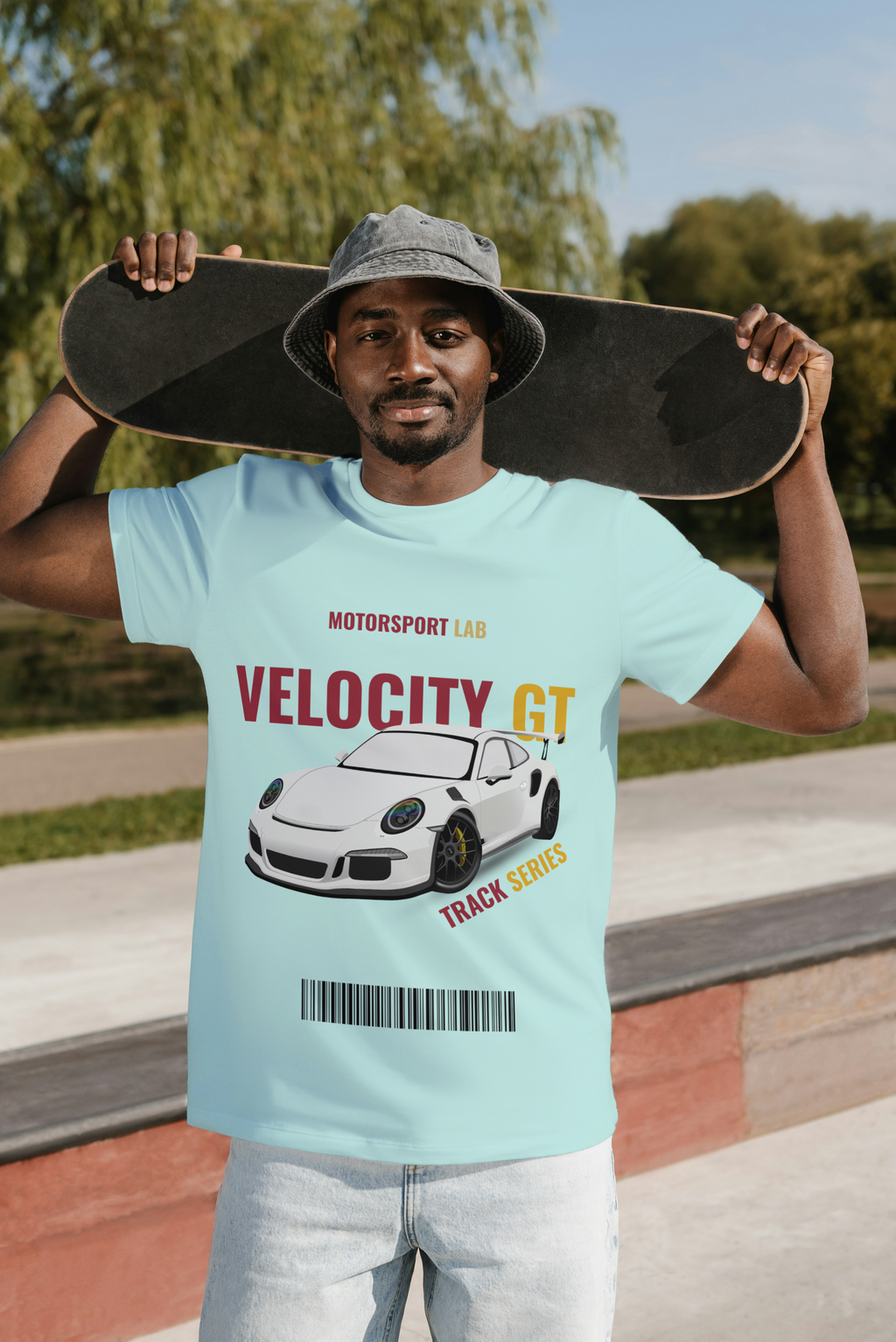 Velocity GT Car T-Shirt – Premium Cotton Graphic Tee for Car Lovers