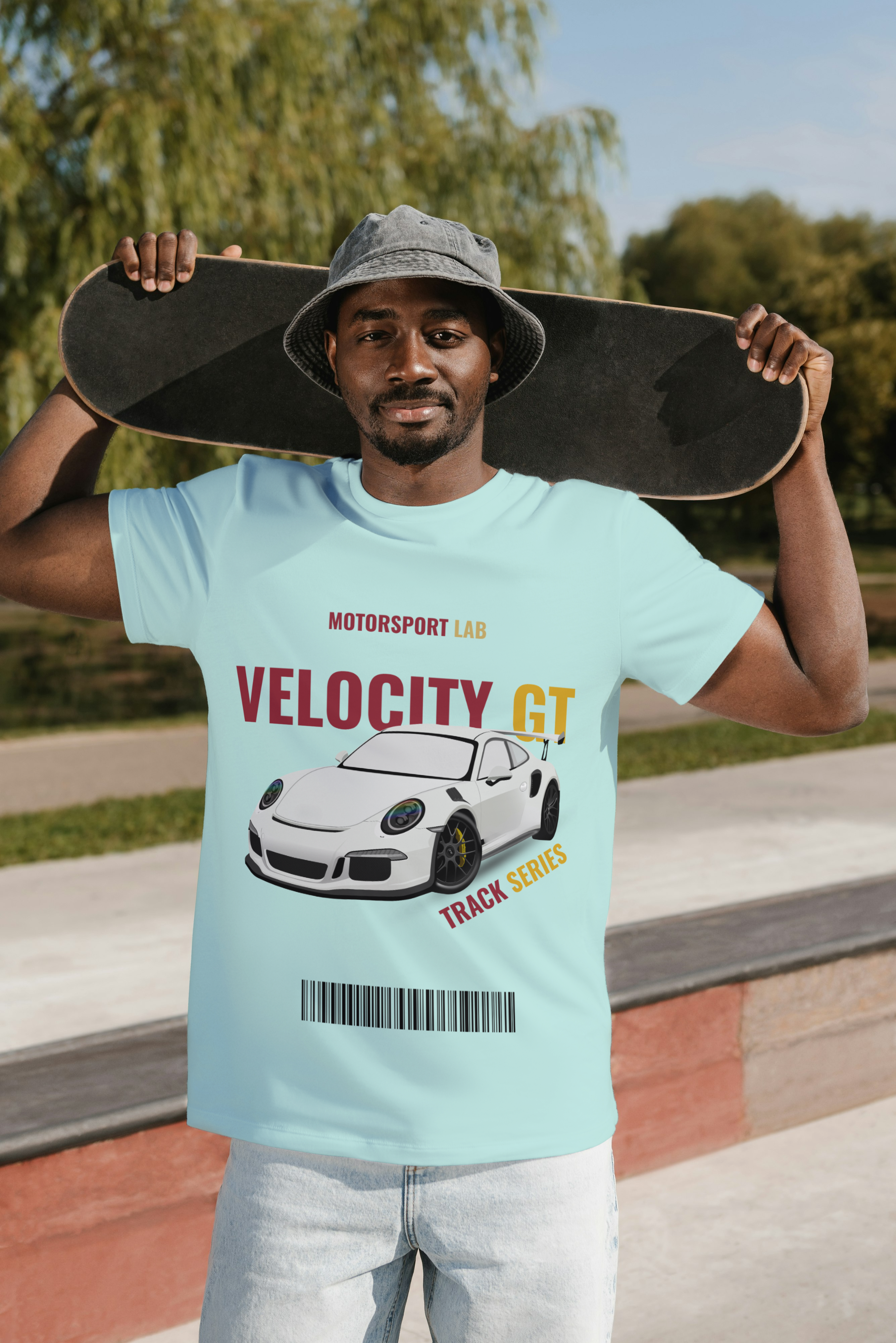 Velocity GT Car T-Shirt – Premium Cotton Graphic Tee for Car Lovers