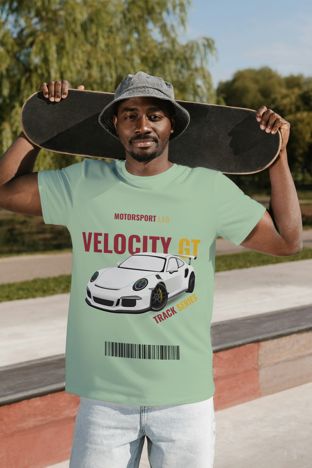 Velocity GT Car T-Shirt – Premium Cotton Graphic Tee for Car Lovers