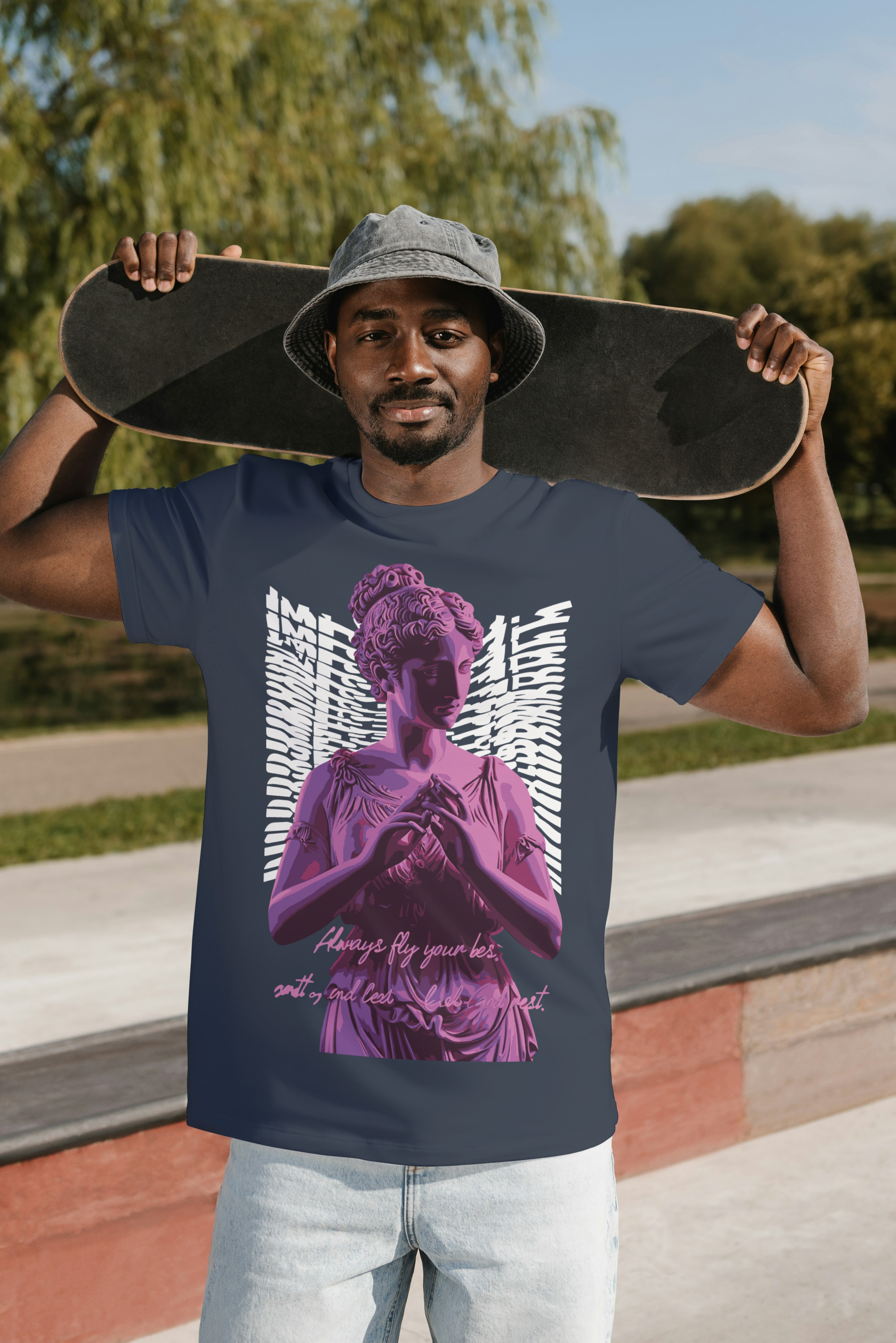Praying Angel Graphic T-Shirt – Aesthetic Streetwear Premium Cotton Tee