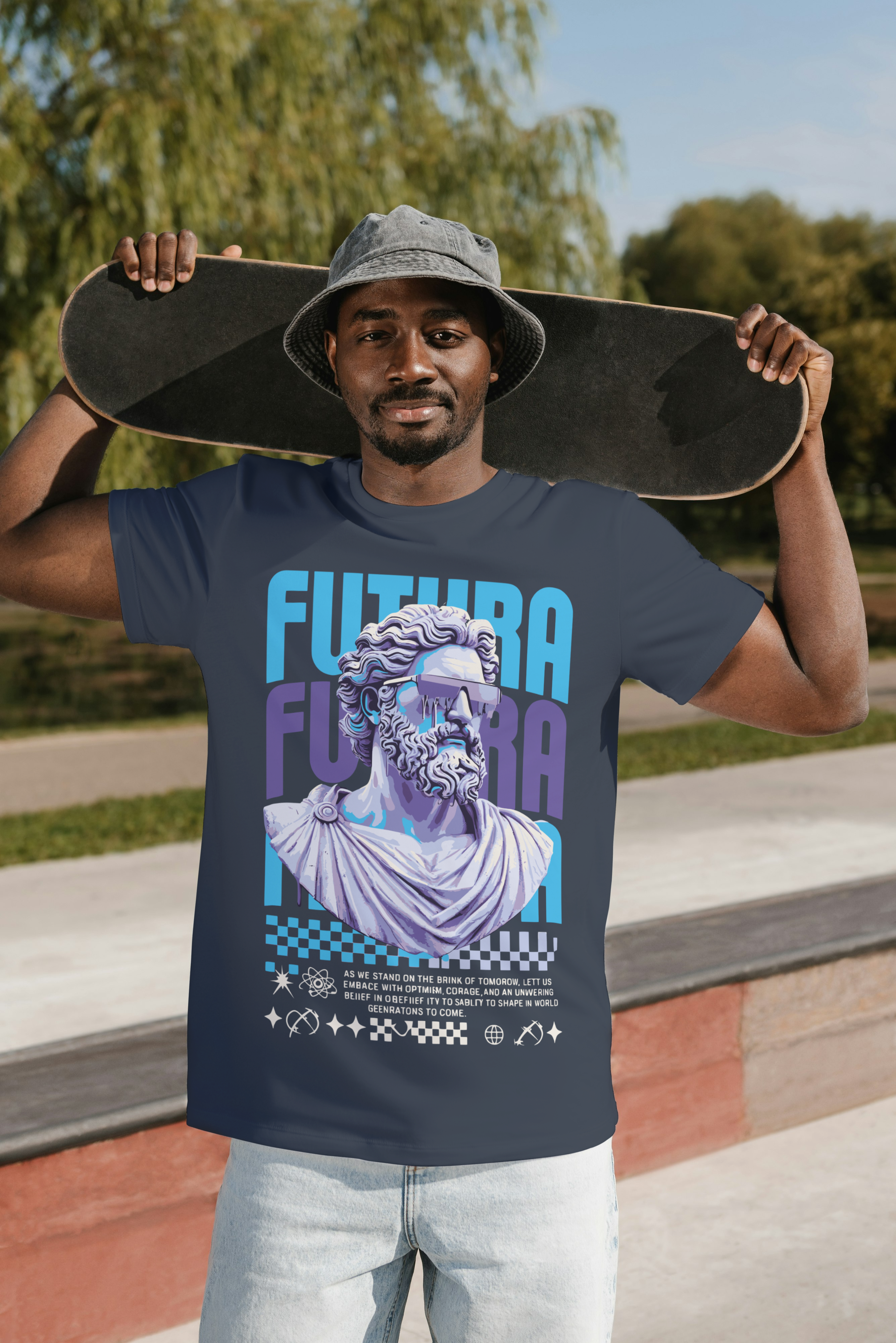 Futura Future Graphic T-Shirt – Greek Aesthetic Premium Cotton Tee