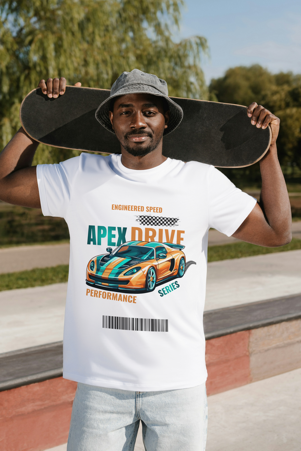 Apex Drive Car T-Shirt – Supima Premium Cotton Graphic Tee for Car Enthusiasts