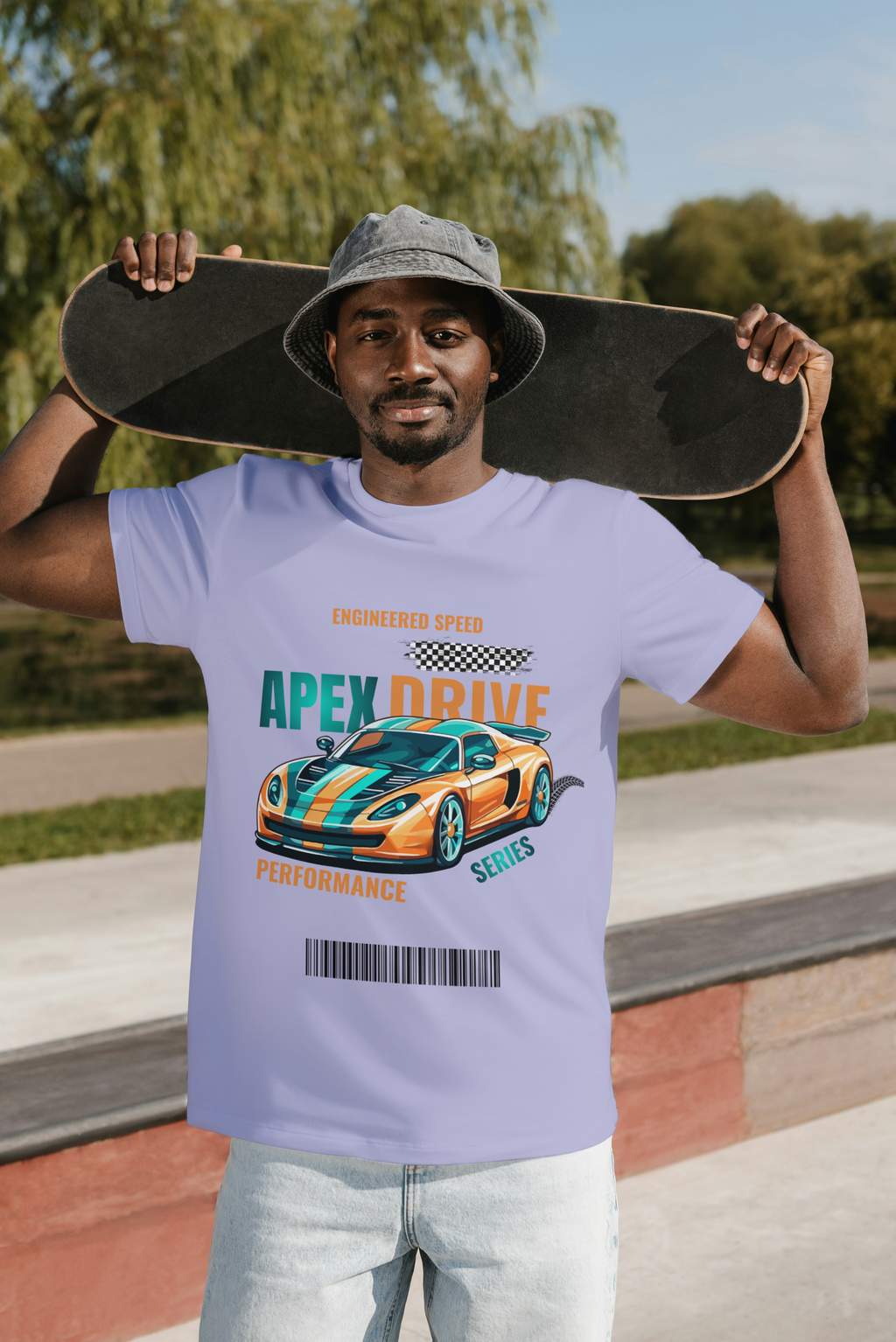 Apex Drive Car T-Shirt – Supima Premium Cotton Graphic Tee for Car Enthusiasts