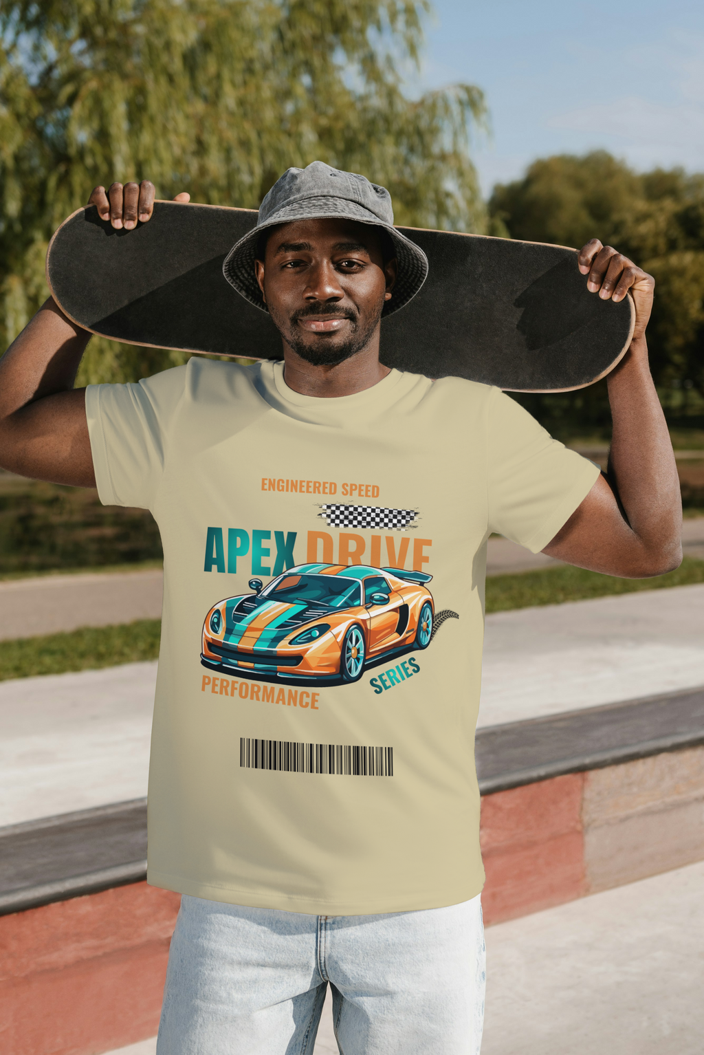 Apex Drive Car T-Shirt – Supima Premium Cotton Graphic Tee for Car Enthusiasts