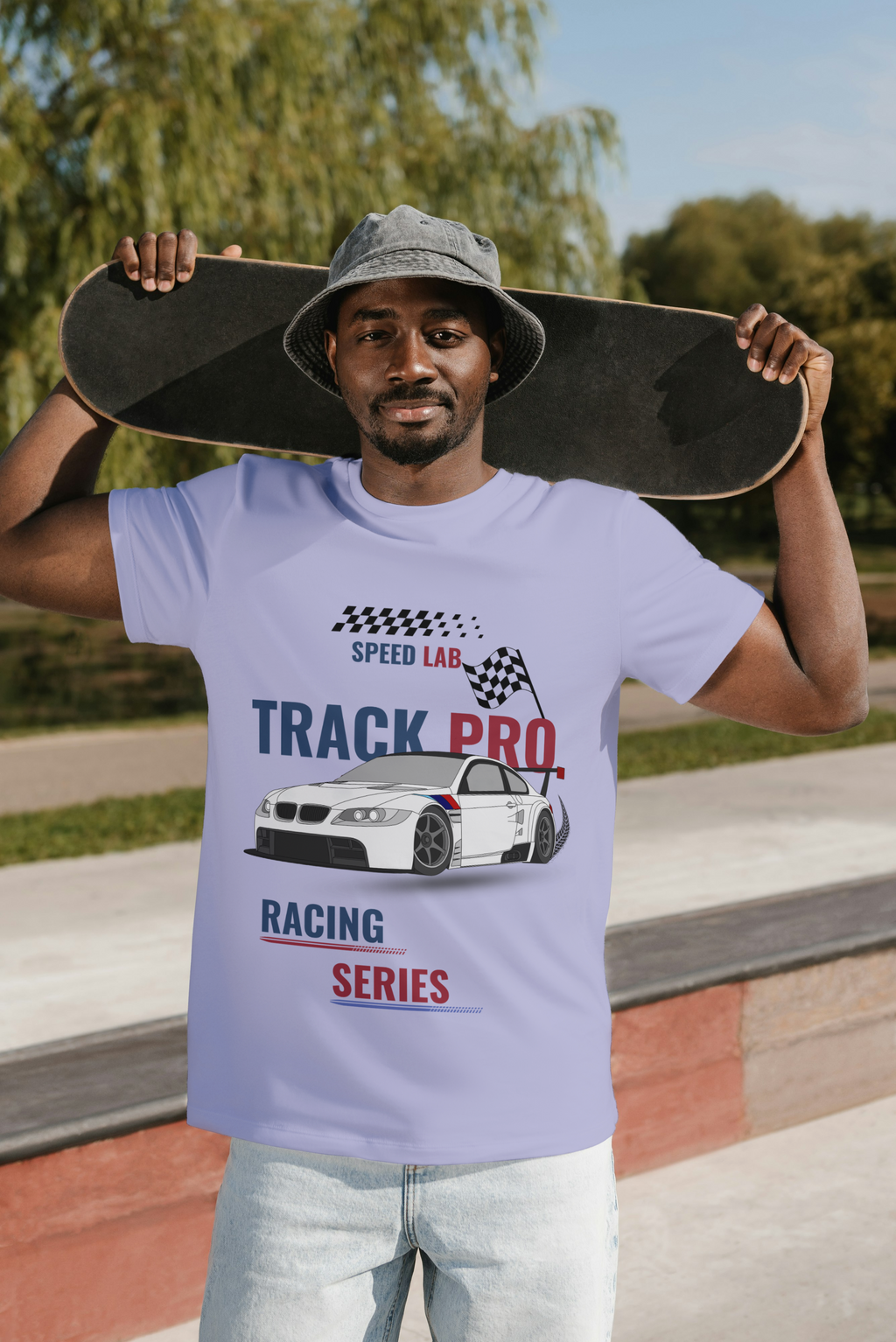 Track Pro Racing Series Car T-Shirt – Supima Cotton Premium Graphic Tee