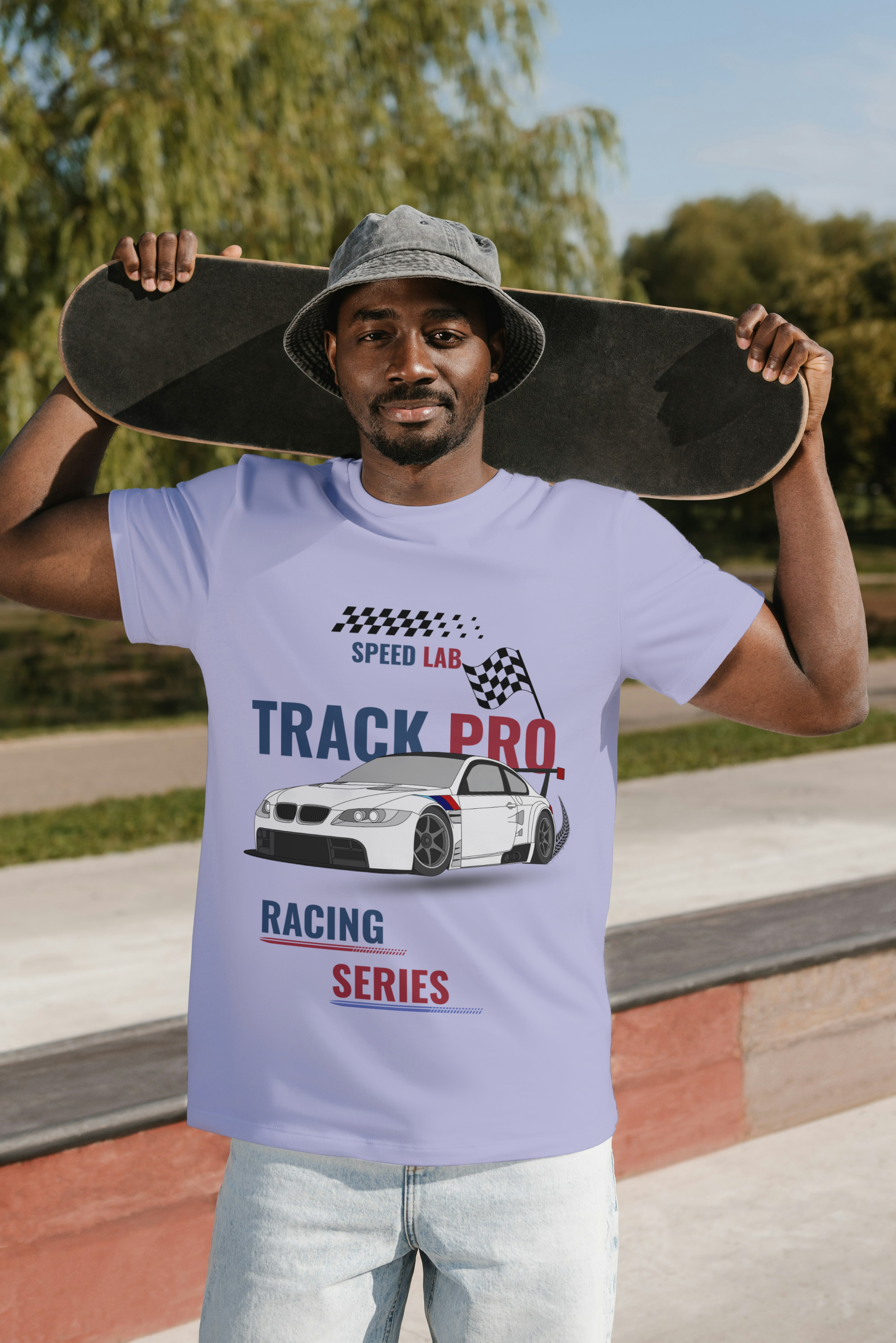 Track Pro Racing Series Car T-Shirt – Supima Cotton Premium Graphic Tee