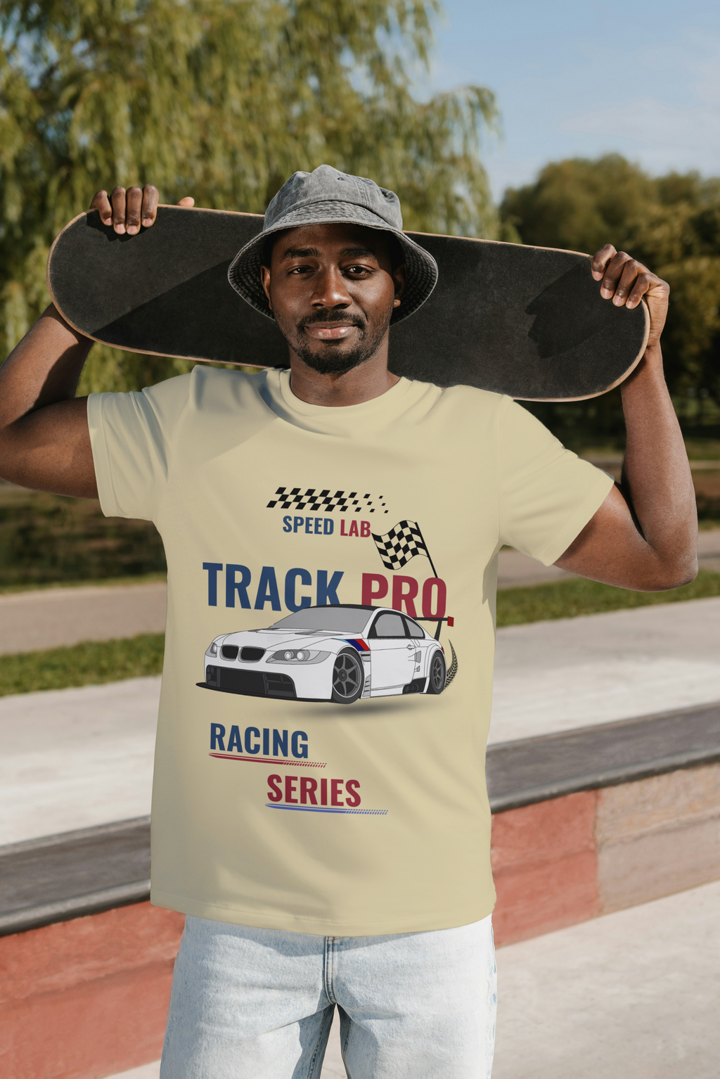Track Pro Racing Series Car T-Shirt – Supima Cotton Premium Graphic Tee