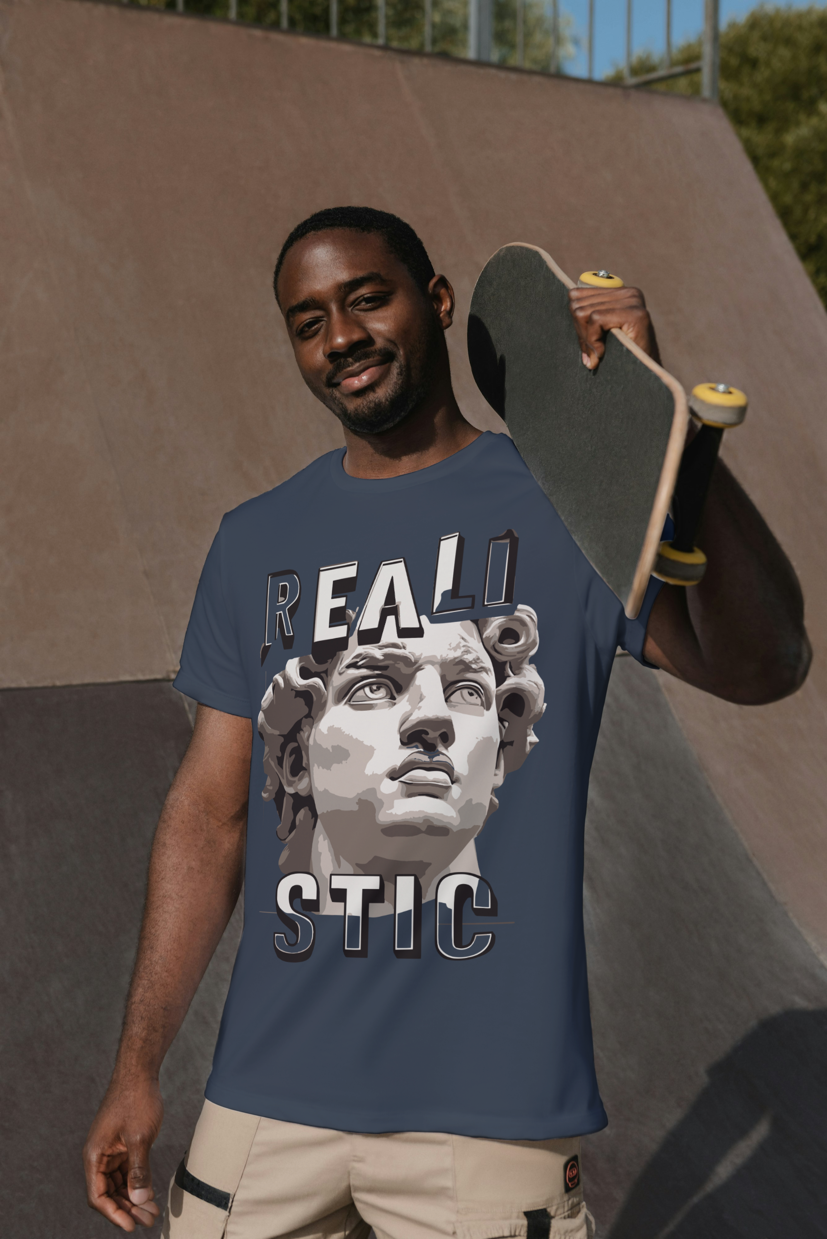 Realistic Greek Statue Graphic T-Shirt – Aesthetic Premium Cotton Tee