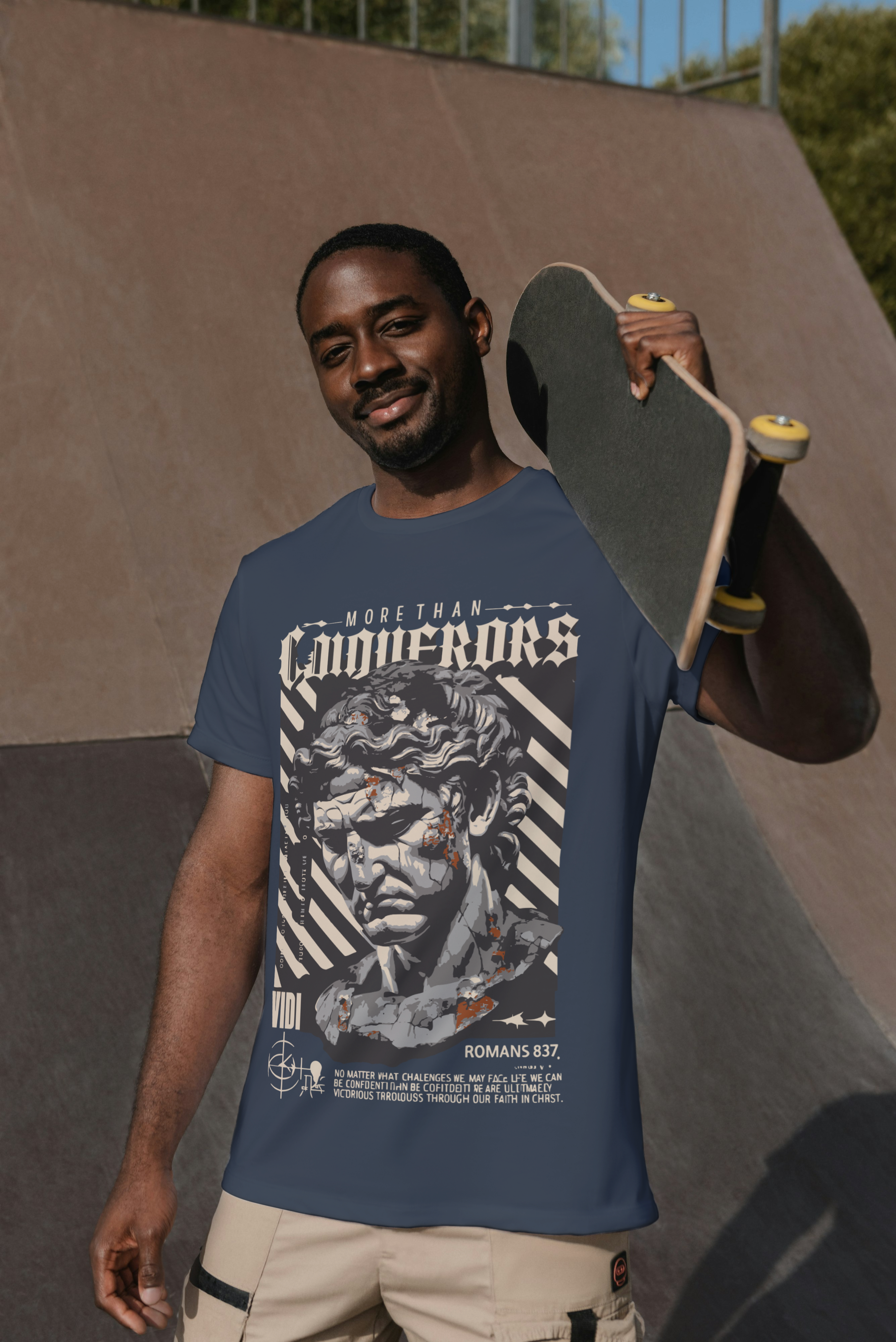 Conquerors Graphic T-Shirt – Bold Streetwear Premium Cotton Tee