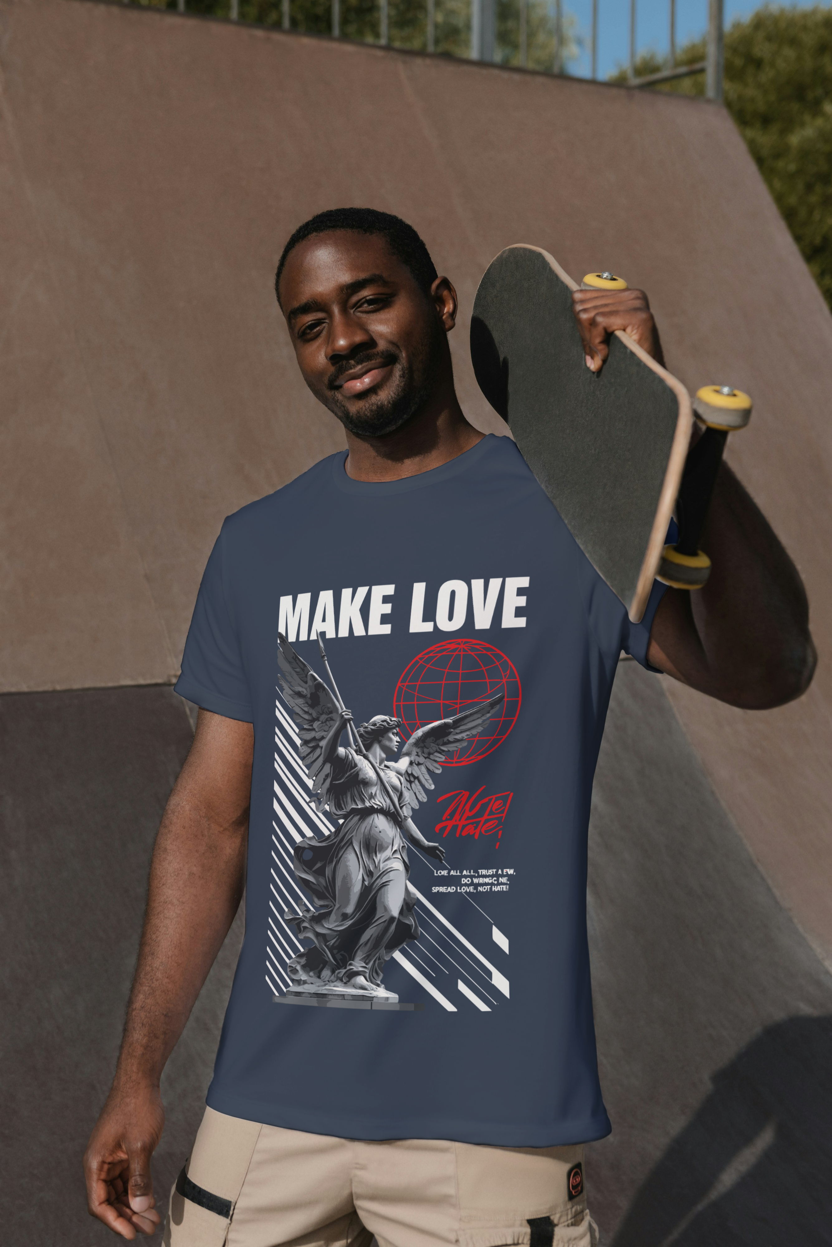 Make Love Graphic T-Shirt – Bold Aesthetic Streetwear Premium Tee