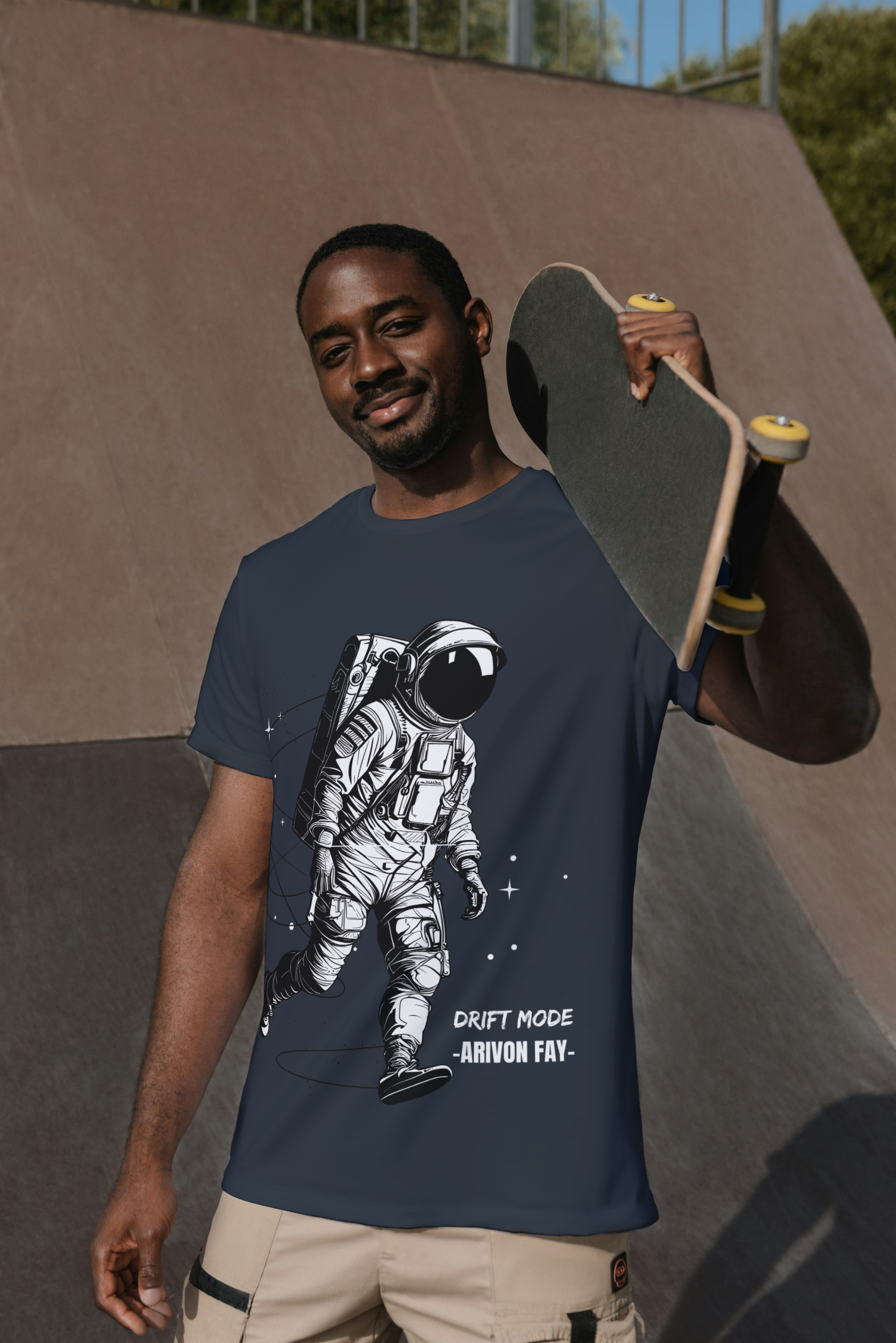 The Cosmic Voyager Black | Premium Supima Edition