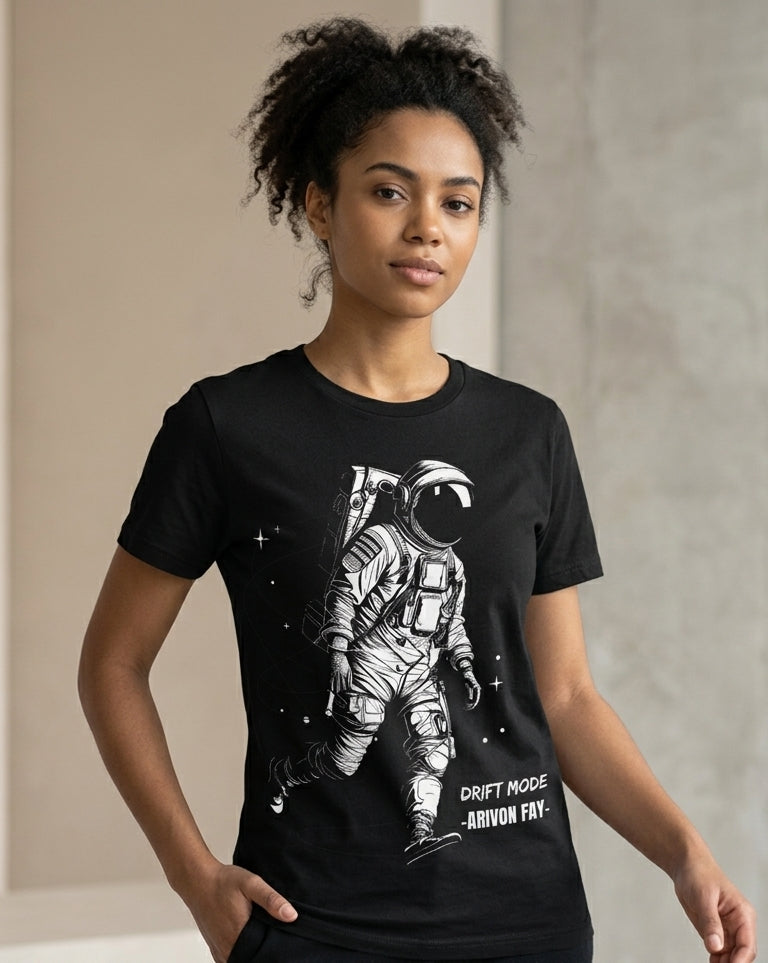 The Cosmic Voyager Black | Premium Supima Edition