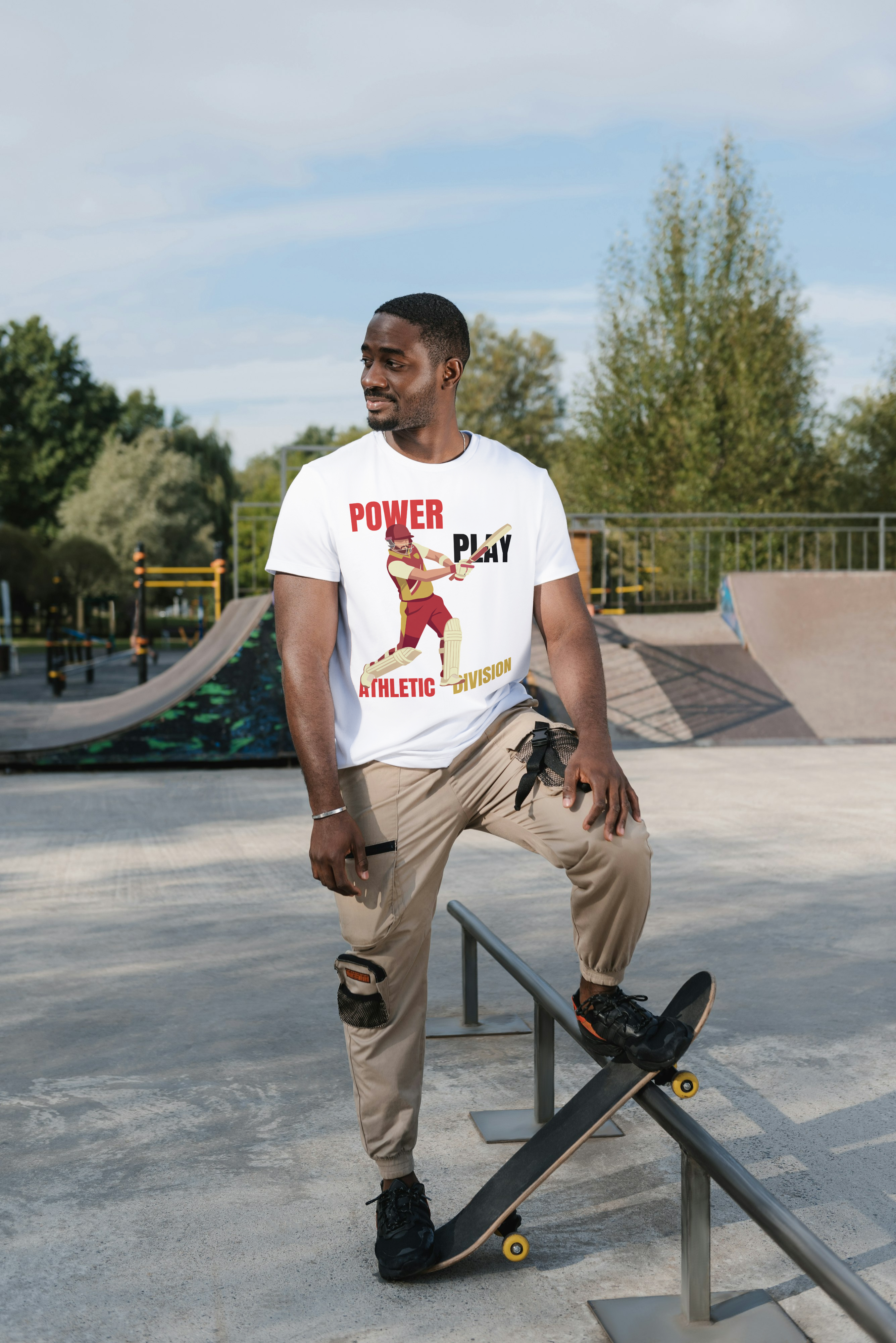 Power Play Cricket Graphic T-Shirt – Premium Athletic Sports Tee