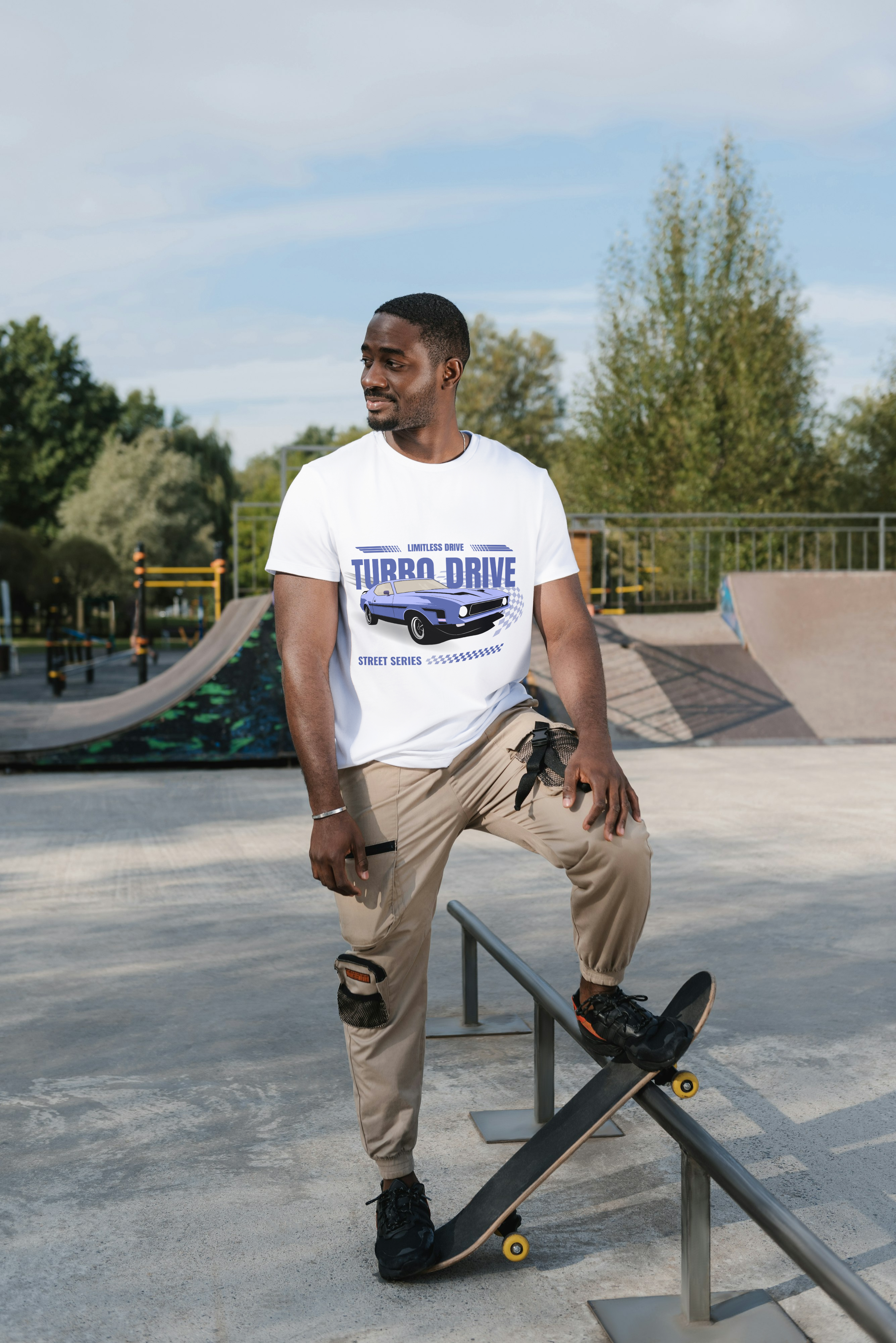 Urban Drive Car T-Shirt – Premium Cotton Graphic Tee for Car Enthusiasts