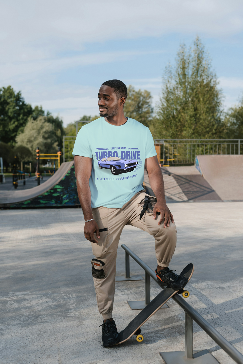 Urban Drive Car T-Shirt – Premium Cotton Graphic Tee for Car Enthusiasts