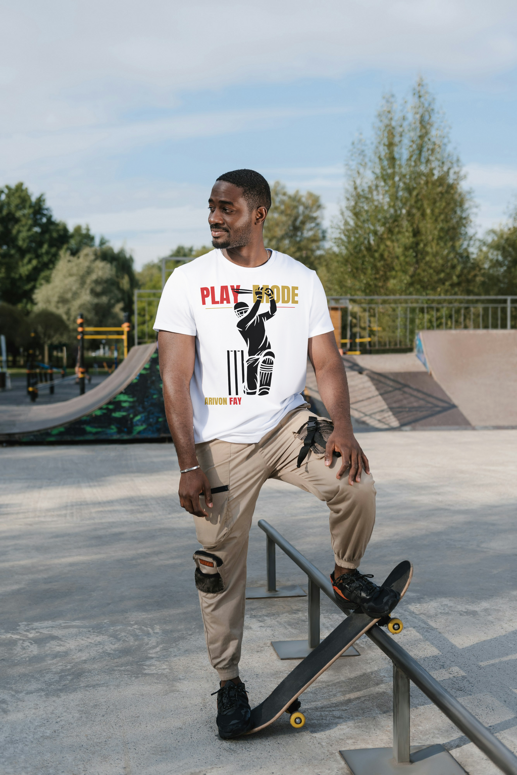 Play Mode Cricket Graphic T-Shirt – Premium Sports Streetwear Tee