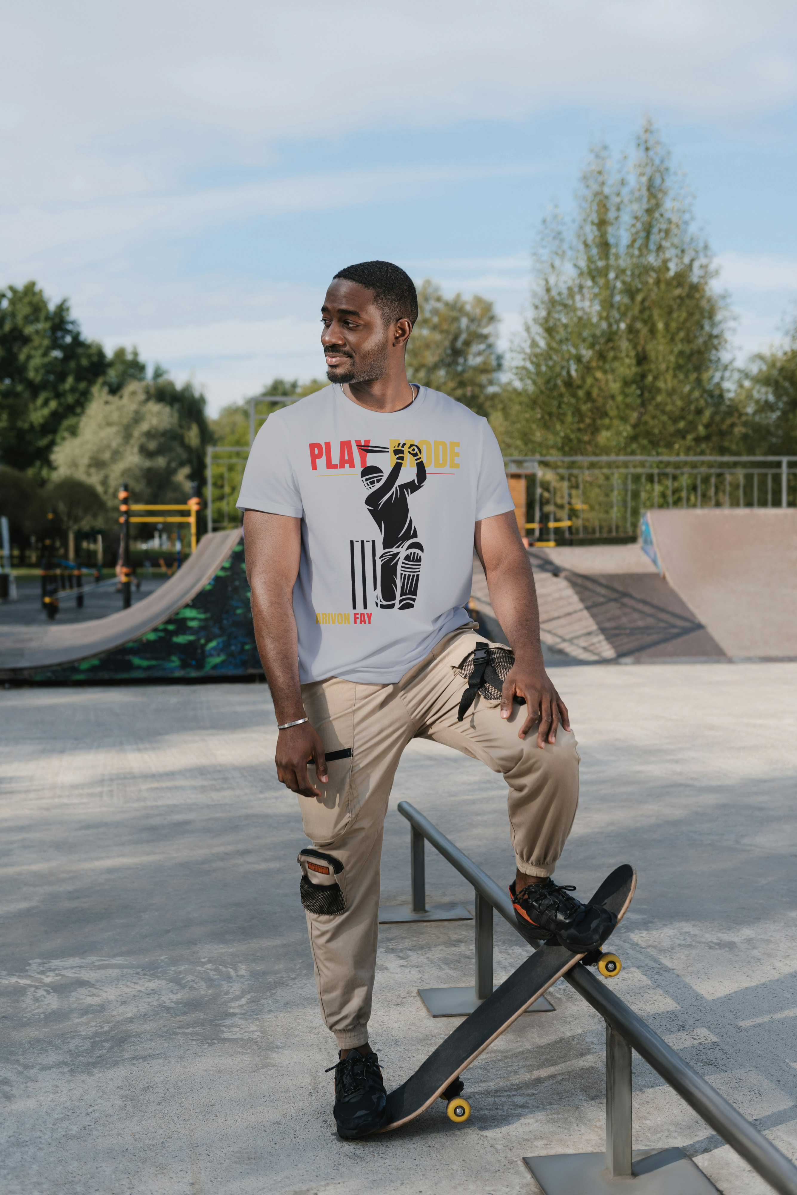 Play Mode Cricket Graphic T-Shirt – Premium Sports Streetwear Tee