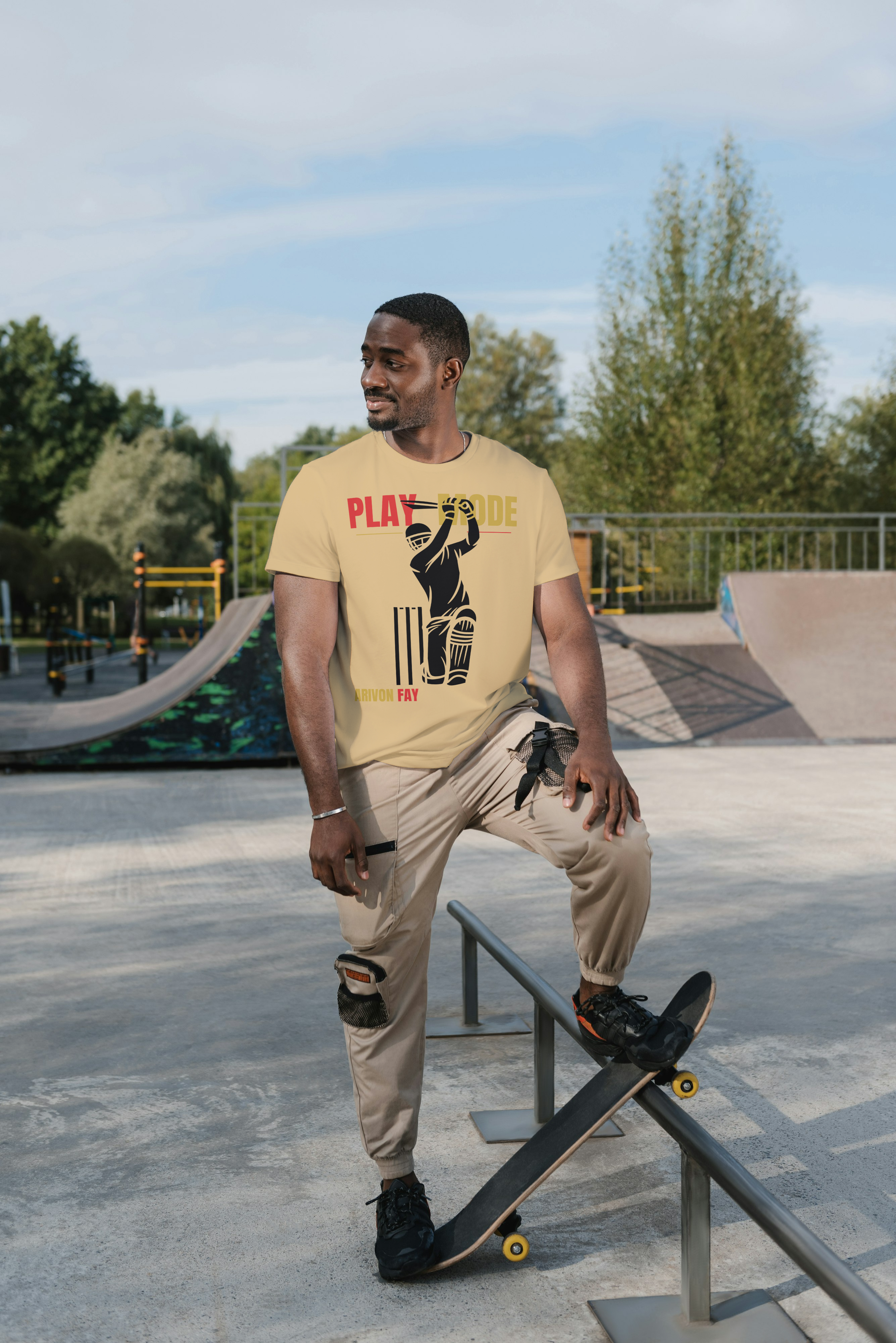 Play Mode Cricket Graphic T-Shirt – Premium Sports Streetwear Tee