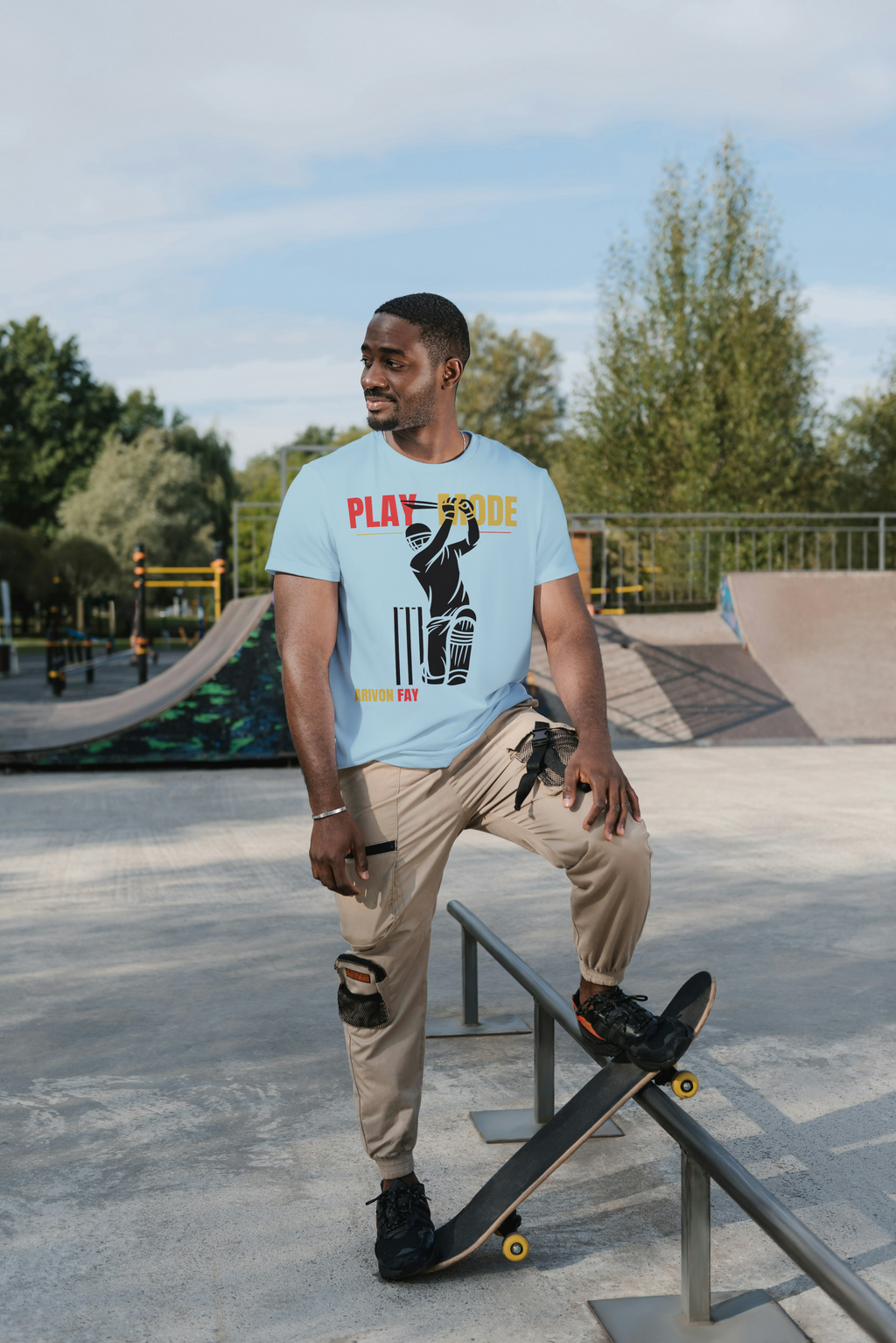 Play Mode Cricket Graphic T-Shirt – Premium Sports Streetwear Tee