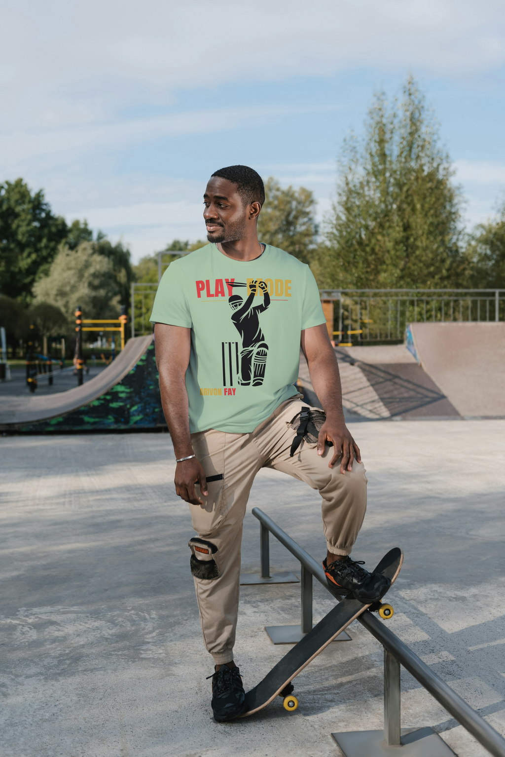 Play Mode Cricket Graphic T-Shirt – Premium Sports Streetwear Tee