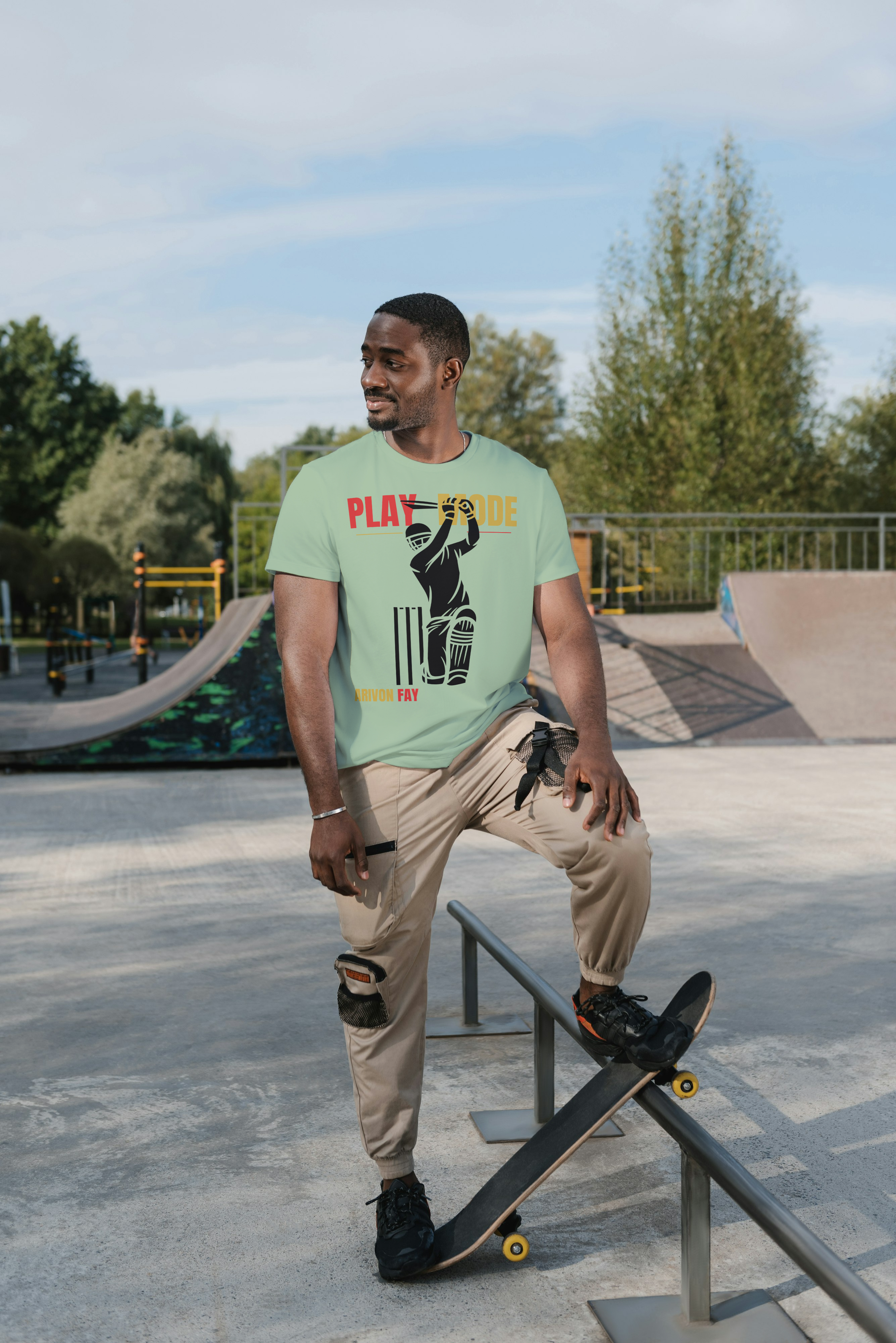 Play Mode Cricket Graphic T-Shirt – Premium Sports Streetwear Tee